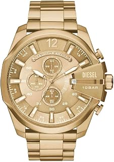 DIESEL ディーゼル 腕時計 MEGA CHIEF オールゴールド DZ4360 [並行輸入品]