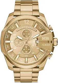 DIESEL ディーゼル 腕時計 MEGA CHIEF オールゴールド DZ4360 [並行輸入品]