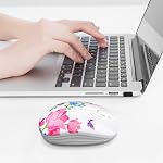 Wireless Mouse with Nano Receiver for PC, Laptop, Notebook, Computer, MacBook, Less Noise, Portable Mobile Optical Mice