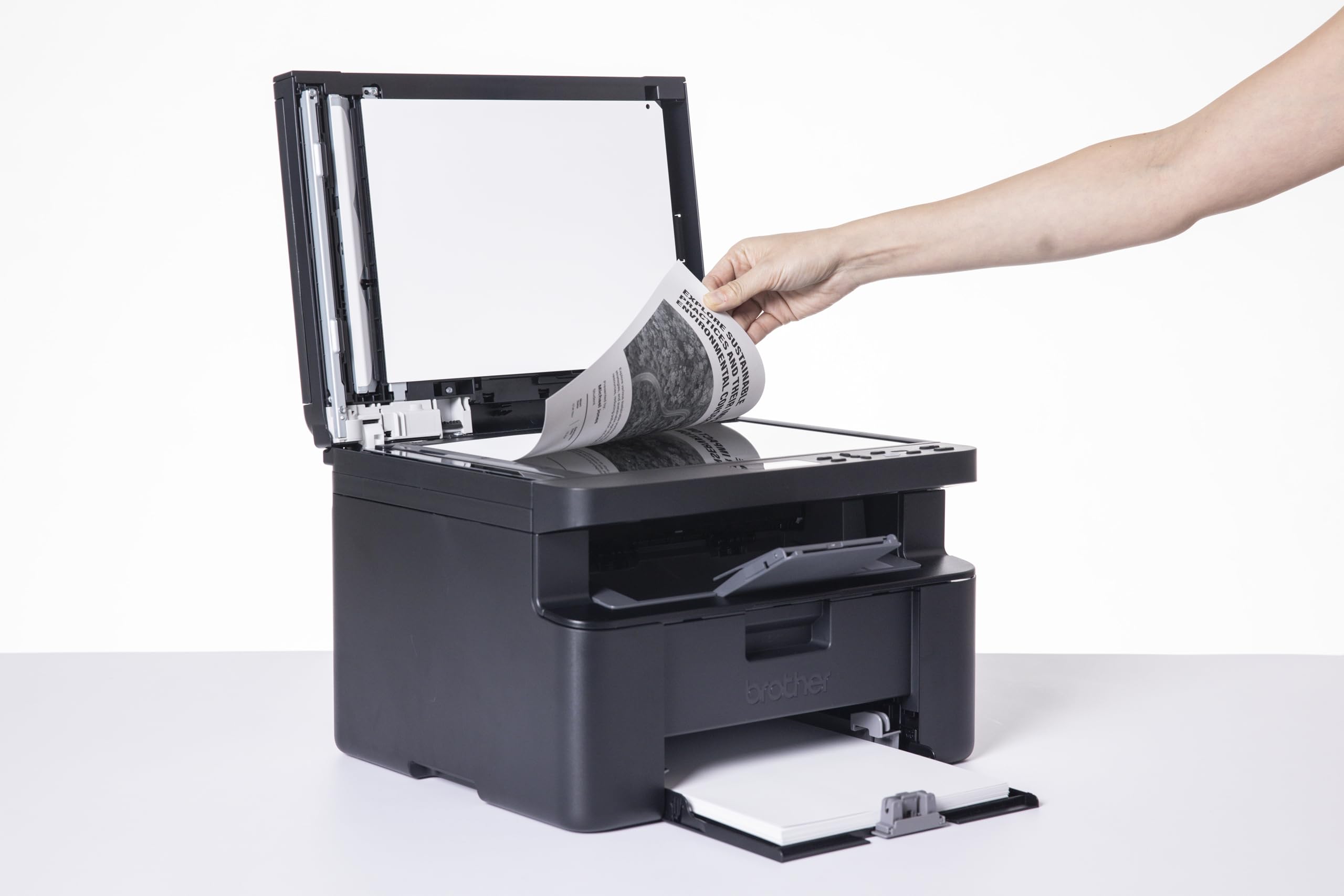 Brother DCPL1660W Monocromatica Multifunzione Laser 20 ppm WiFi LAN USB Cassetto 150 ADF 10 fogli