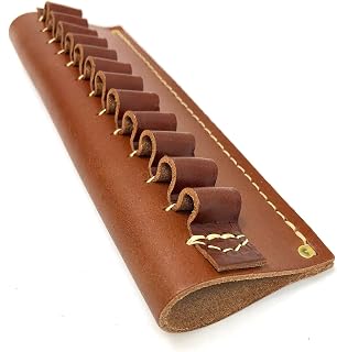 Hunter mens 12-Round 12 Loop Belt Slide 45 Cal , Brown, Caliber US