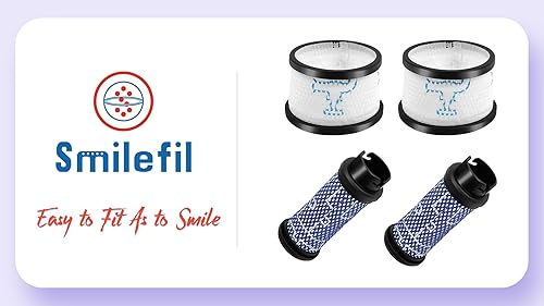 Miniatura 8 de Smilefil - Kit de filtro de repuesto para filtro primario y secundario, accesorios compatibles con aspiradora inalámbrica Inse N5 S6 S6P S600