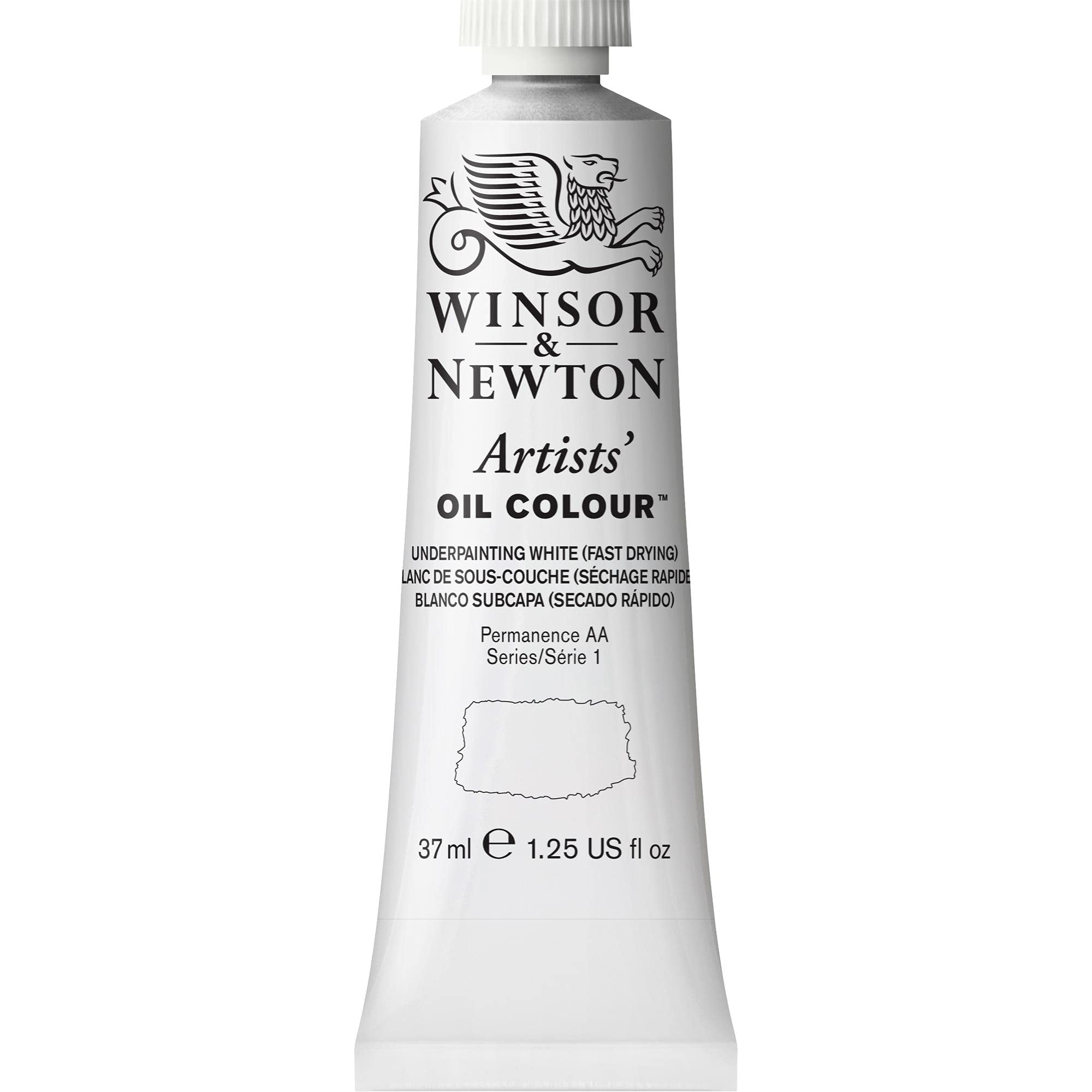 Winsor & Newton Artists' Oil Paint, Underpainting White, Fast Drying, 37ml Tube