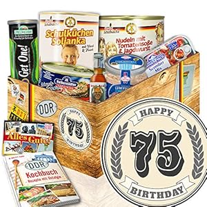 75. Geburtstagsgeschenke – 75 Geburtstag Geschenke – Ostprodukte zum Verschenken