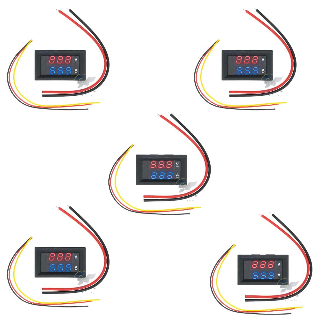 See full amazon price history chart for PGSA2Z Dual Digital Voltmeter Ammeter - Red-Blue LED Display - DC 100V 100A - Portable and Accurate Measurement - Ideal for Electrical Circuits (5) PGSA2Z Dual Digital Voltmeter Ammeter - Red-Blue LED Display - DC 100V 100A - Portable and Accurate Measurement - Ideal for Electrical Circuits (5) (B0CBD5VYZ6) Amazon Price History, Amazon Price Tracker