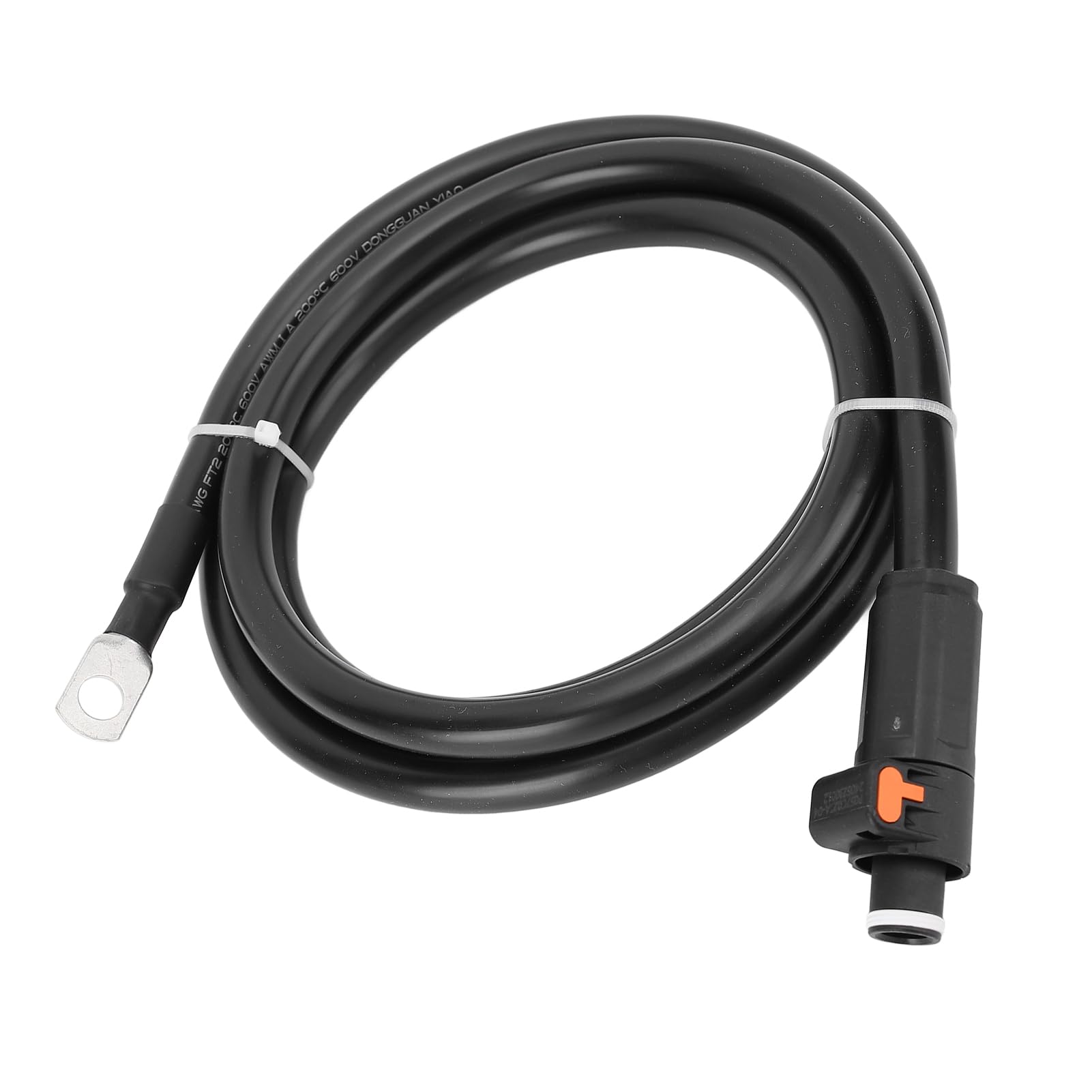 Silikonowy Kabel Zasilający o Wysokiej Przewodności 4AWG, Zapewniający Stabilny Rozruch Samochodu i Wiele Metod łączenia, Odpowiedni do Pojazdów, łodzi, Motocykli, Ciągników (2 m)