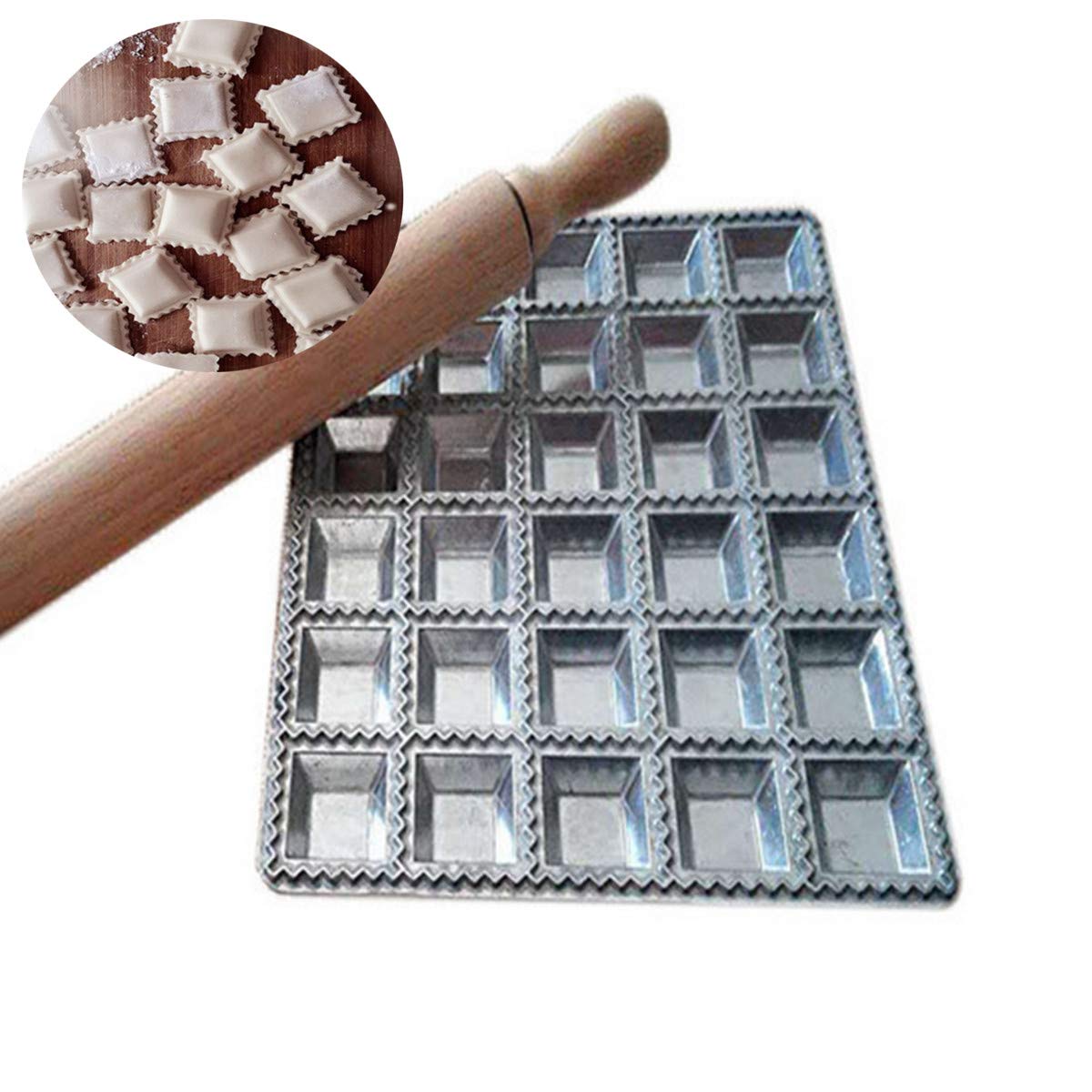 CCChaRLes Fai Da Te Mould Ravioli Maker Gadget Stampa Pasta Pasta Dough Dumpling Mold Utensile Da Cucina