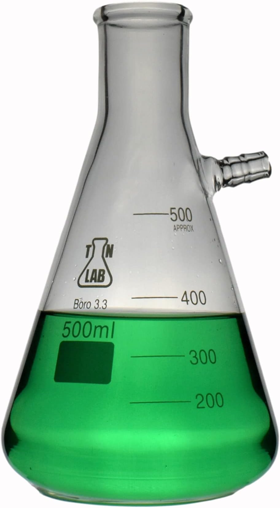 TN Lab Filter Flask Borosilicate Glass Vacuum Flask 500ml