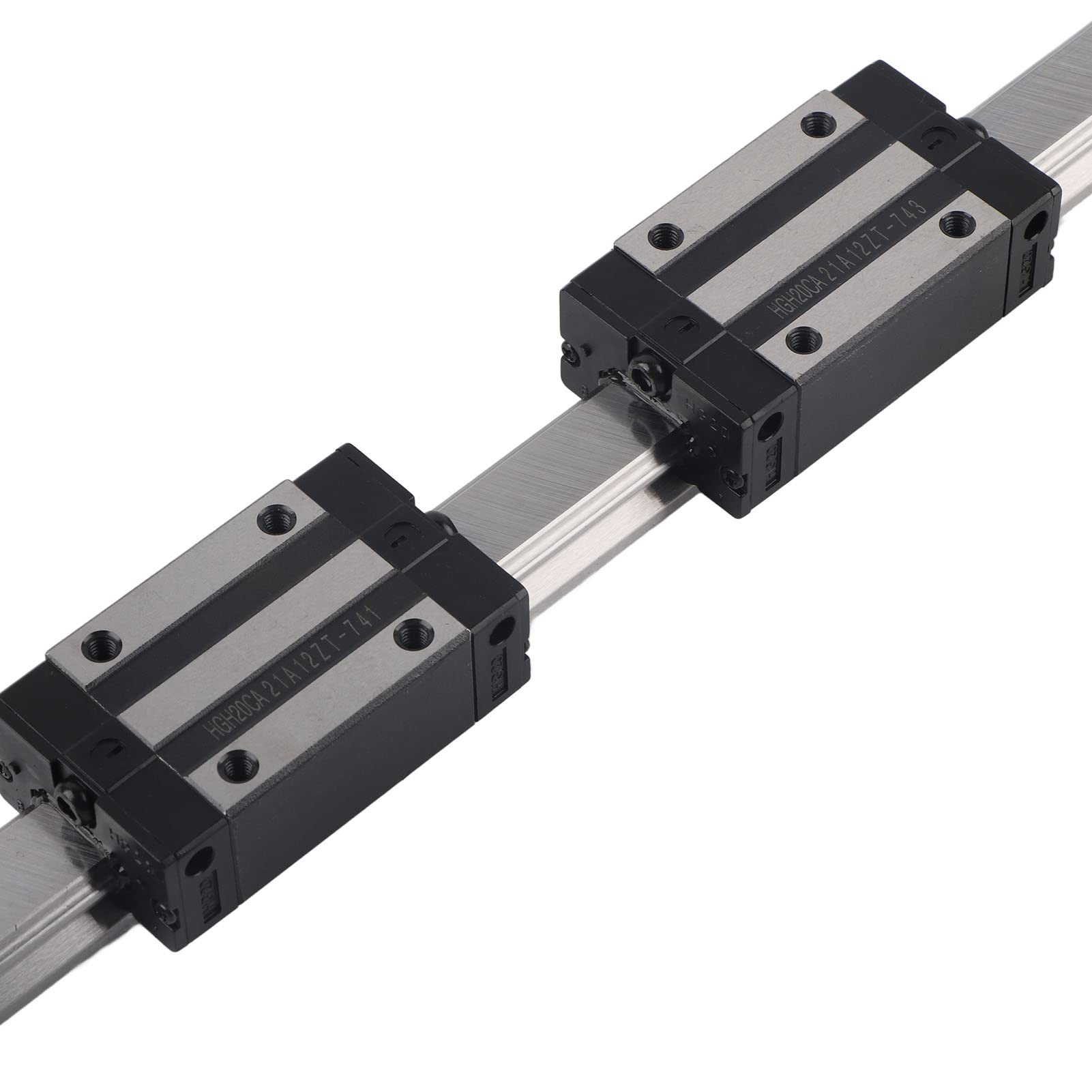 Guida Lineare Hgr20 da 600 Mm con 2 Carrelli con Cuscinetti a Scorrimento per Macchinari, CNC, Attrezzature e Automazione Industriale