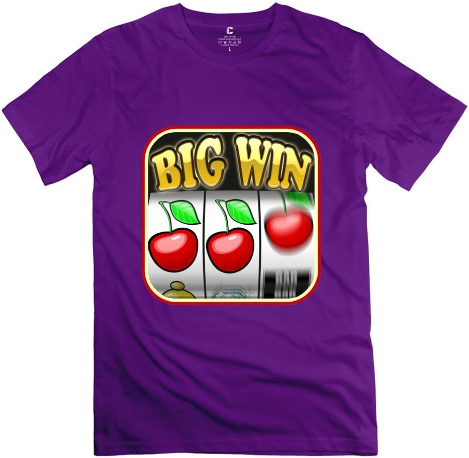 MAM2 Arts Funny Slotomania Slot Machines Big Win Men's Tee Red