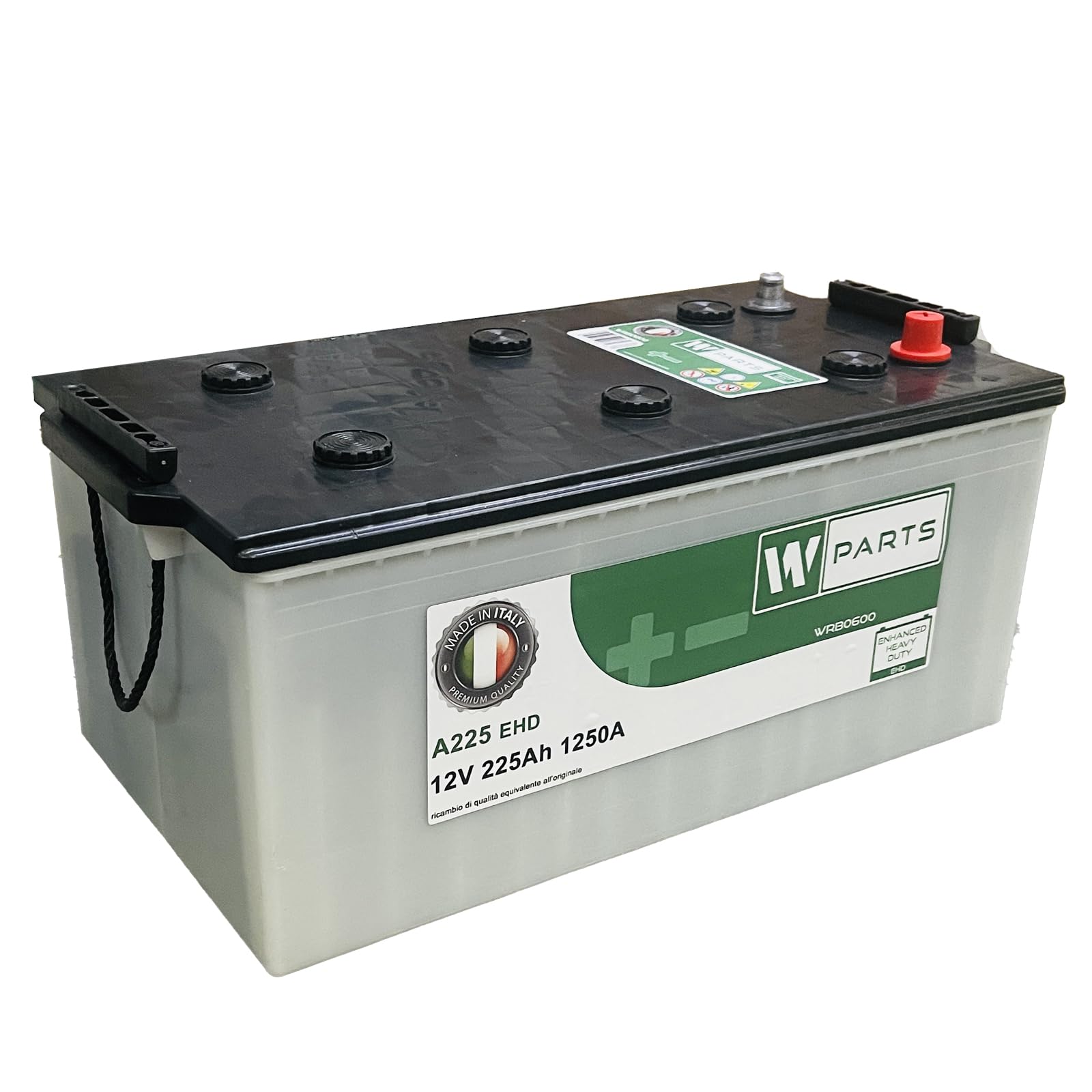 BATTERIA INDUSTRIALE CAMION AUTOCARRO 225Ah - 1250A - Heavy Duty | 225 Ah| 220Ah