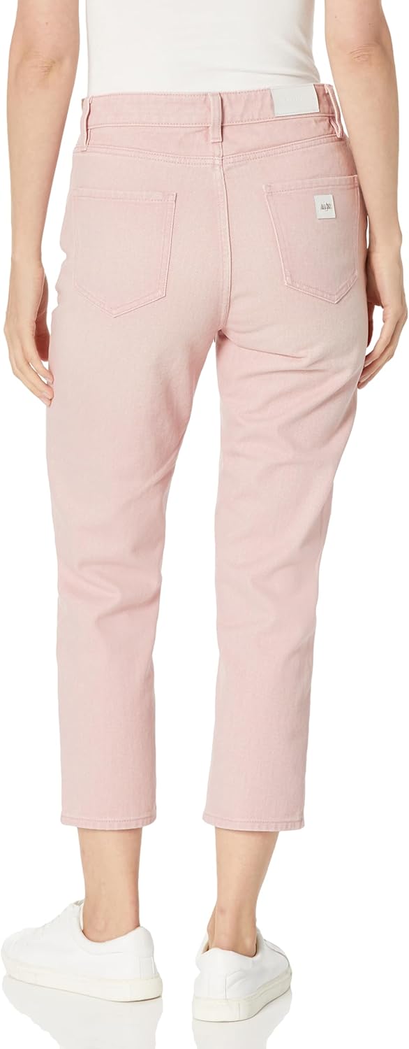 Armani Exchange Women's J16 Boyfriend Cropped Rigid Pigment Dyed Denim