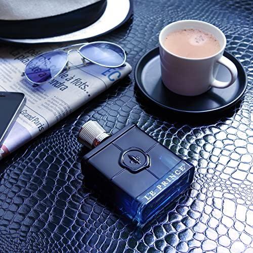 Marina De Bourbon Monsieur Le Prince On Fire By Princesse Eau De Parfum For Men - Opens With Bergamot And Pepper Blended With Leather And Patchouli - Sensual Masculine Fragrance - 3.4 Oz #TOP3