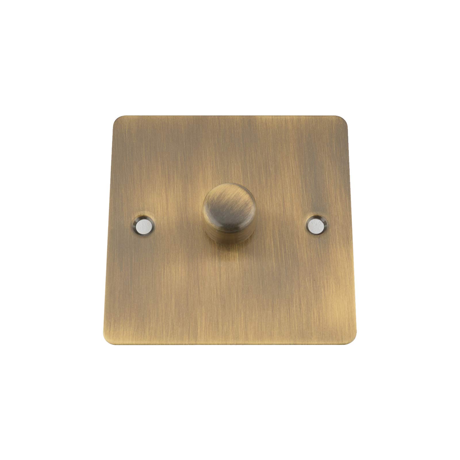 A5 Products Brass Antique Flat Led Dimmer 1 Gang 250W