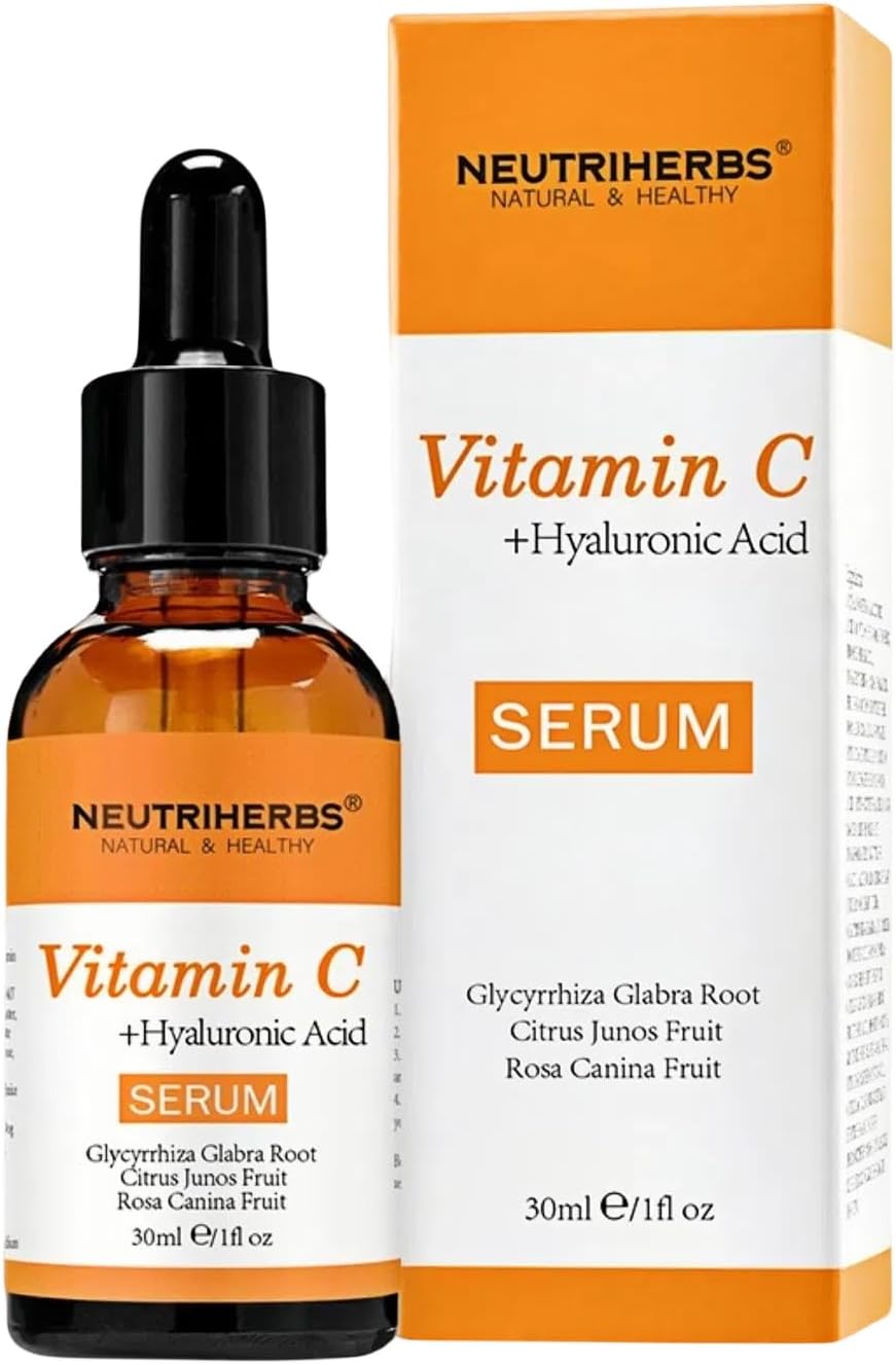 Vitamin C Serum for Face with Hyaluronic Acid, Firm, Anti Aging, Brighten, Even Skin, Daily Skincare Natural Nourish Facial Serum,1 fl oz