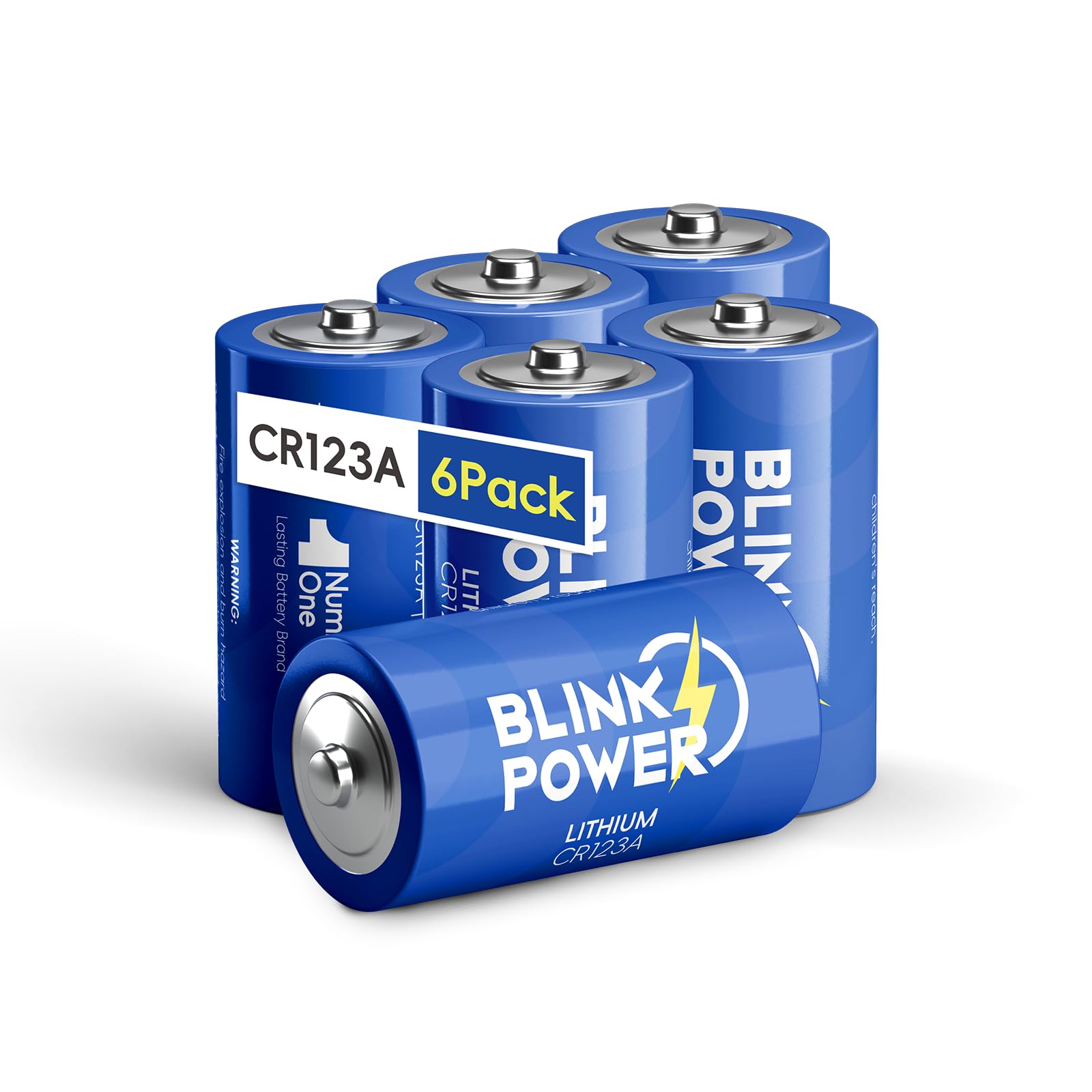 Blinkspower CR123A 3V Lithium Battery 6 Pack