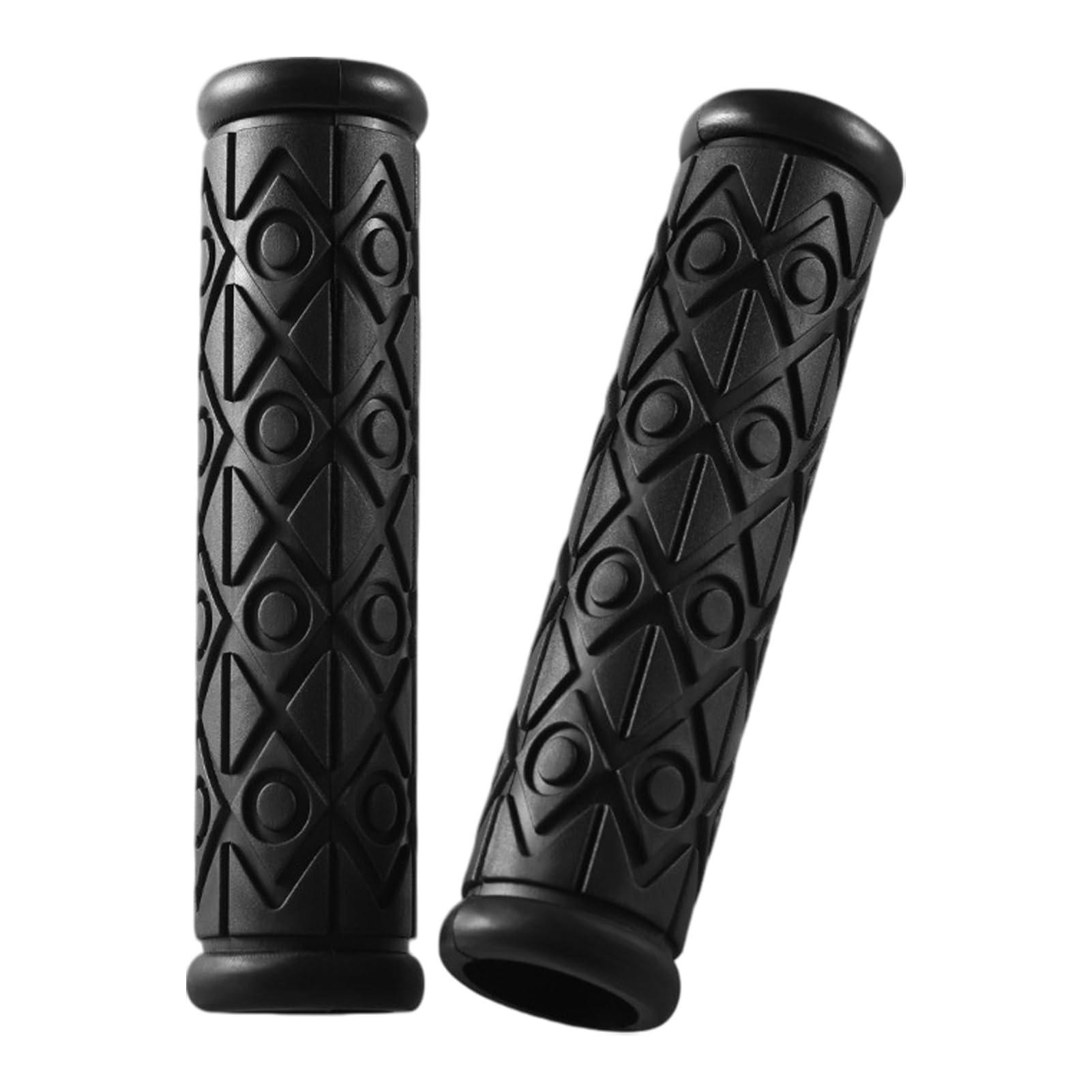 1 Par de Puños para Bicicleta, Manillares, Diámetro 22 mm | Goma Antideslizante, Puños Ergonómicos para Bicicletas, Scooter, Cruiser, Urbana, Triciclos, MTB, BMX y Plegables