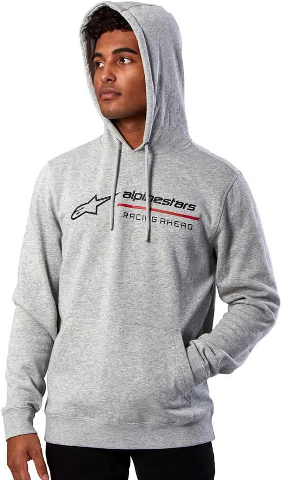 Alpinestars Linear Race Hoody (X-LARGE) (GREY HEATHER) - Image 8