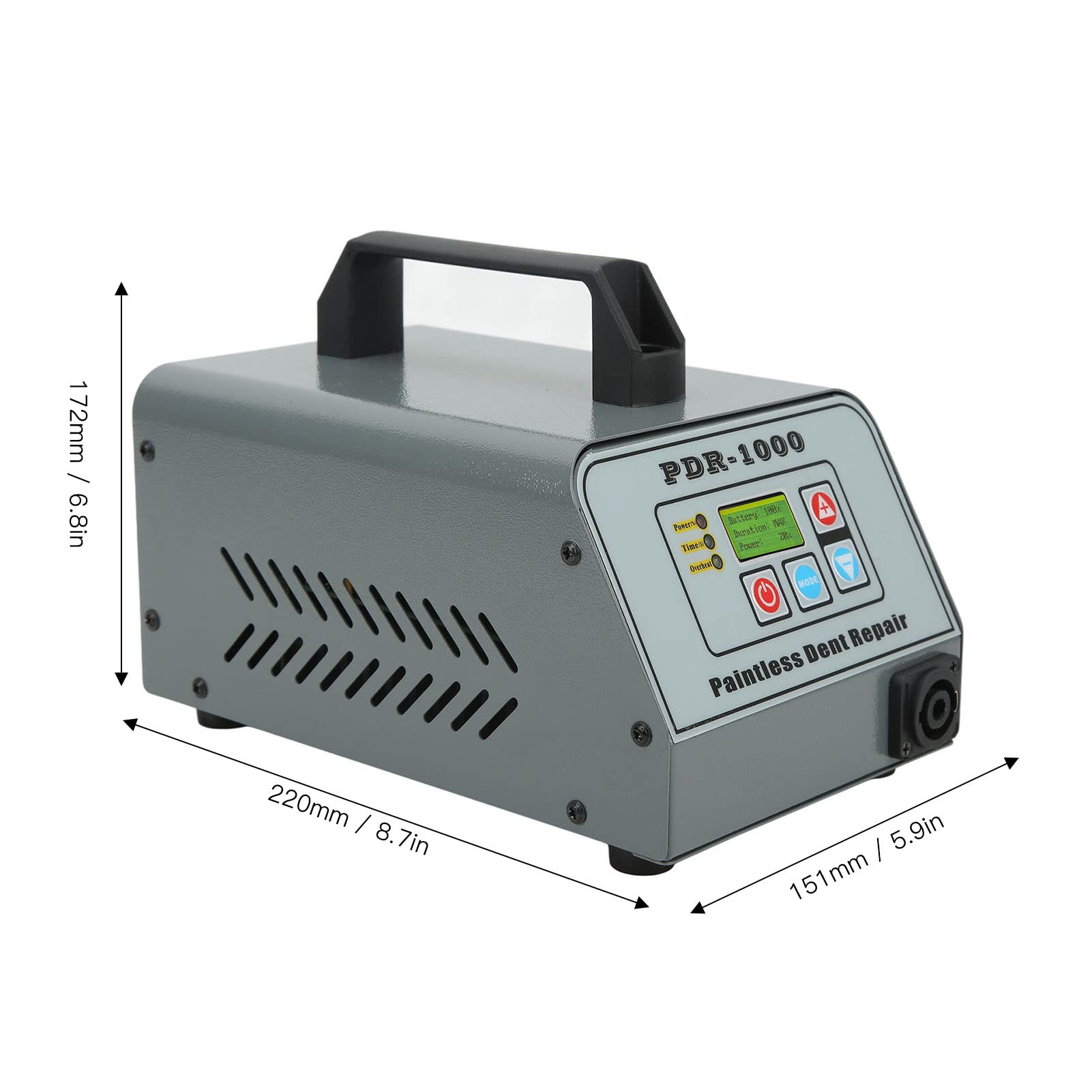 Machine de réparation de carrosserie de Voiture ,Machine de réparation de tôle chauffante Haute Puissance 1000w pour RV (Prise UE 220v) , Outil de débosselage