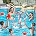 NIPLOOOW Pool Basketball Hoop, 2-in-1 Floating Pool Toys Ring Game with 4 Balls and Pump, Outdoor Swimming Pool Basketball Games Water Play Toy Family Party for Kids Adults Age 3-12 (Red)