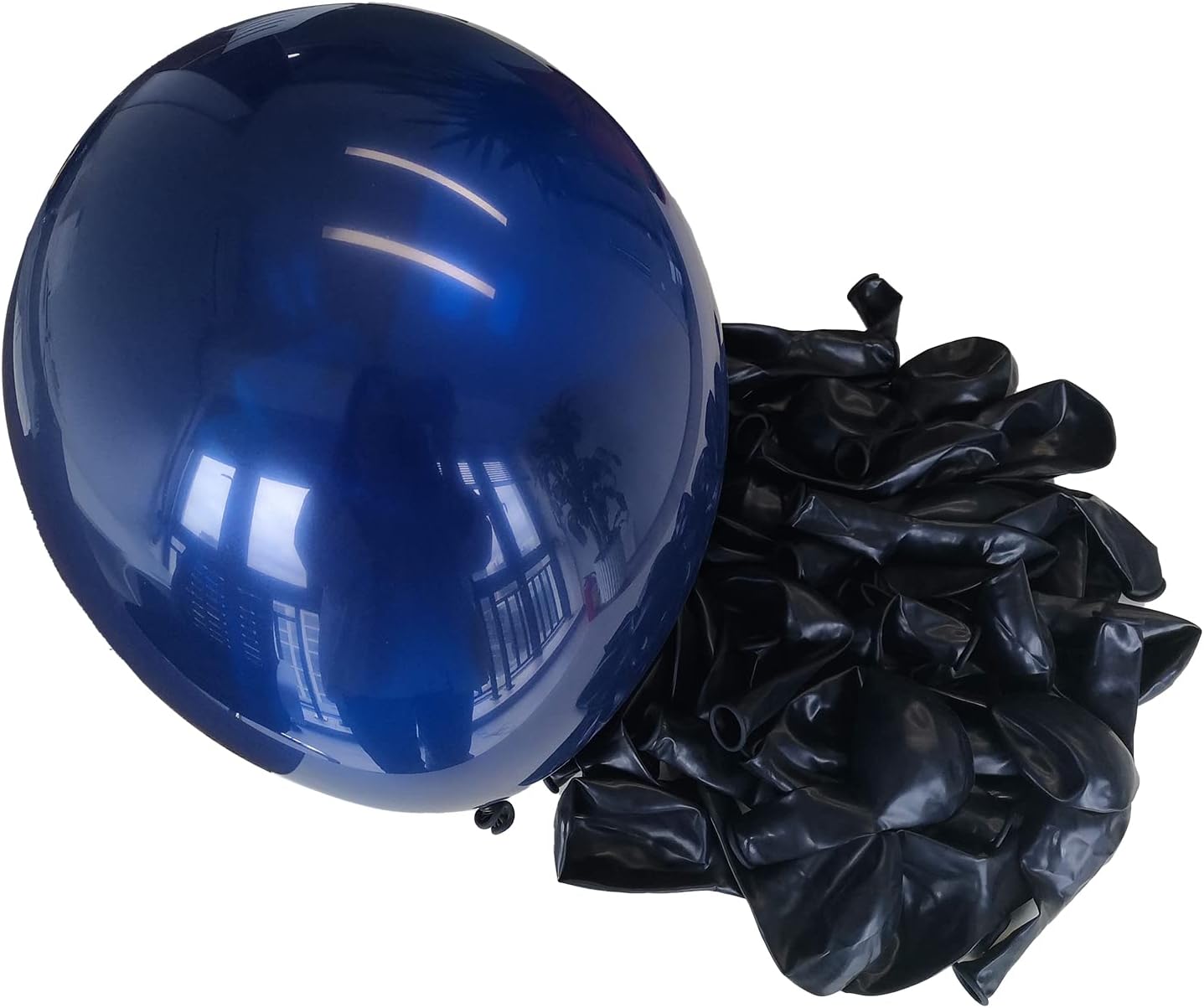 Navy Blue Balloons Set, 50 Pieces Dark Blue Balloon Deep Blue Latex Party Balloons for Birthday, Baby Shower