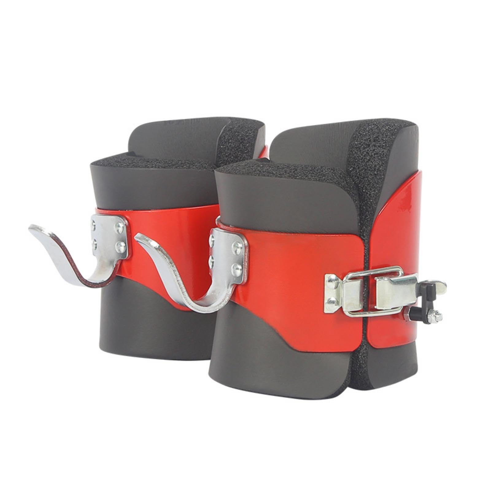 Fitness Inversion Boots Thick Foam Padding Hanging Exercise Boots Adjustable Buckle Red-picture-22