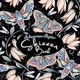  Skizzenbuch Schwarzes Papier: 🎨 Skizzenbuch Schwarz  120 Schwarze Seiten  21,59 x 21,59 cm (8,5 x 8,5 Zoll)  Black Pages  Ausgabe 10