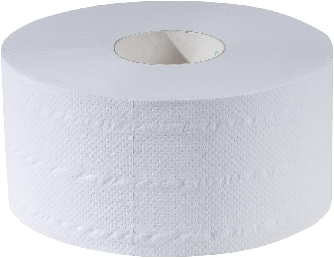Green Hygiene JUTTA-RENATE Jumbo Mini Toilet Paper 180 m 16 Rolls 100% CO2 Neutral 100% Plastic-Free 100% Recycled