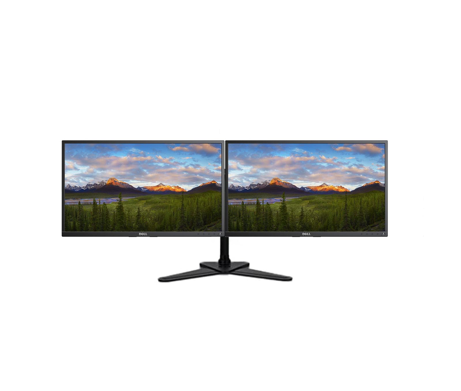 Dell Zestaw dwuekranowy - 2 x P2417H 24" Full HD 1080p IPS wyświetlacz LED, HDMI DISPLAY VGA USB, podwójny monitor podstawy nóg (odnowiony)