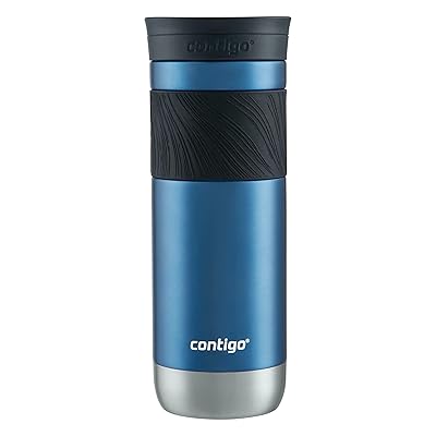 Contigo Byron Vacuum-Insulated Stainless Steel Travel Mug with Leak-Proof Lid, Reusable Coffee Cup or Water Bottle, BPA-Free, 20oz 2-Pack in Sake & Blue Corn Perfect for Hot and Cold Beverages