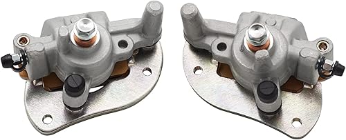 Pinza de freno delantera con pastillas compatible con Yamaha Grizzly 550 YFM550 700 Kodiak 700 YFM700 Raptor 250 OEM#3B4-2580T-02-00 3B4-2580U-02-00