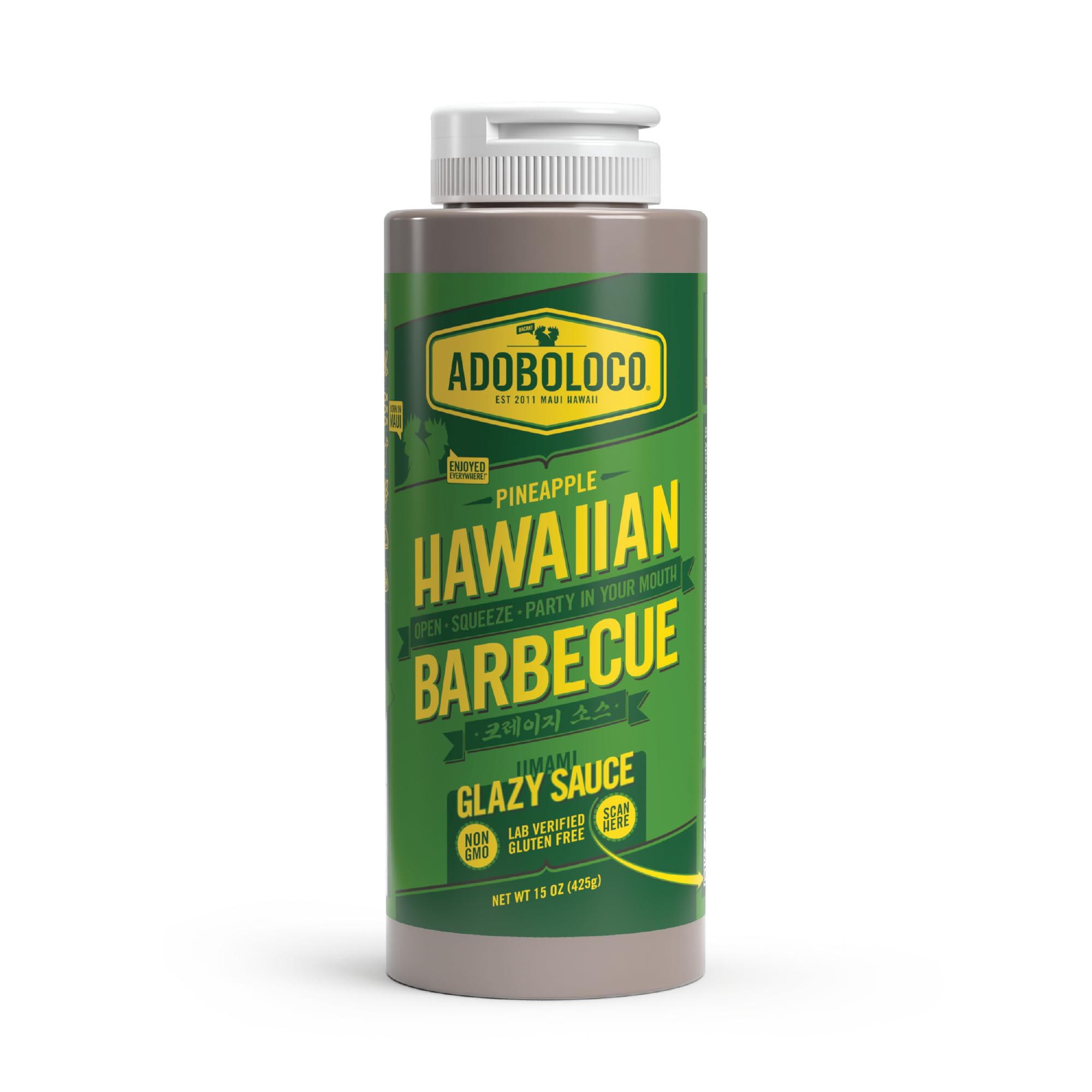 Adoboloco Pineapple Hawaiian Barbecue Sauce - Gluten Free