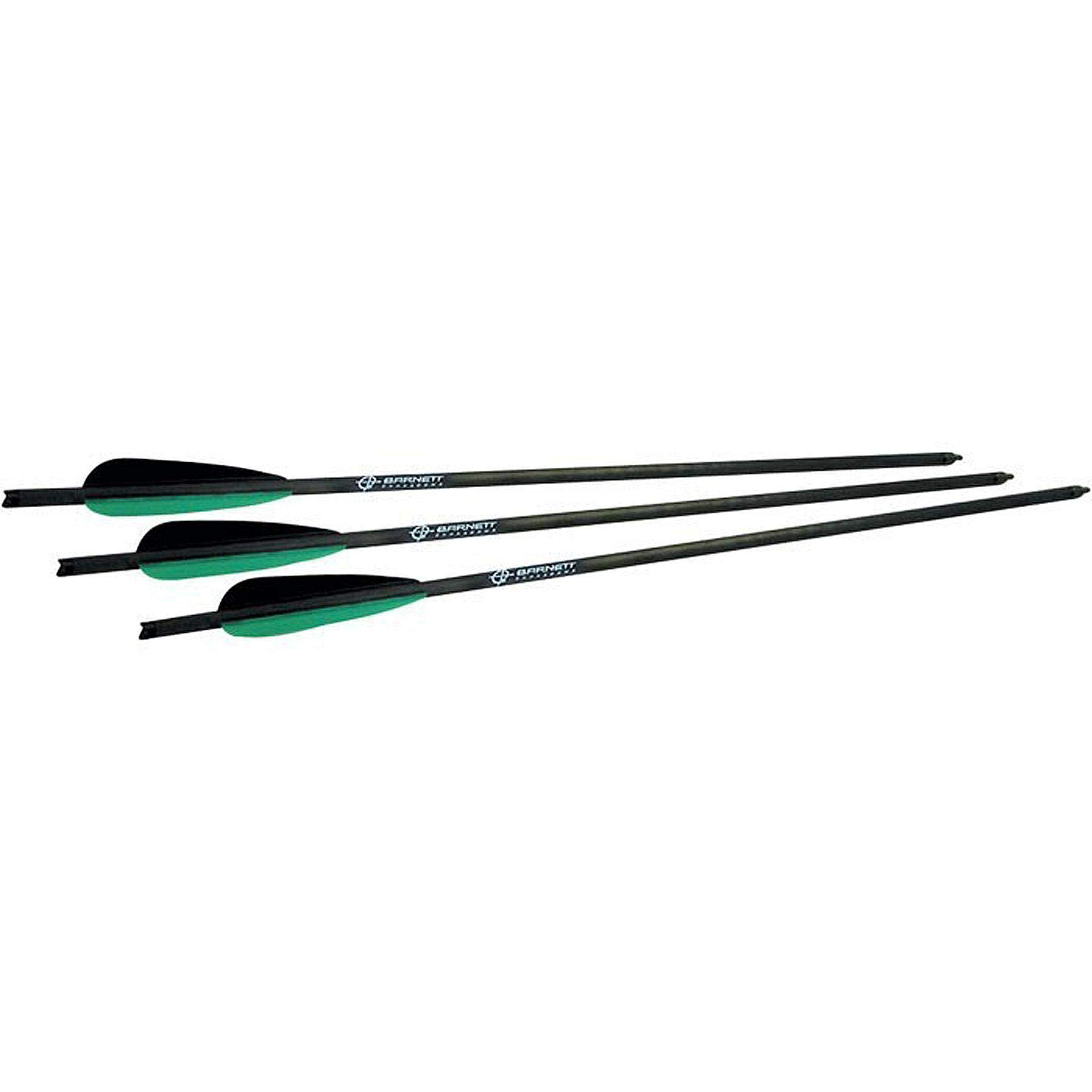 Barnett Outdoors Carbon Crossbow Arrows 5-Pack, Lightweight Hunting Bolts with Half-Moon Nock and Field Points