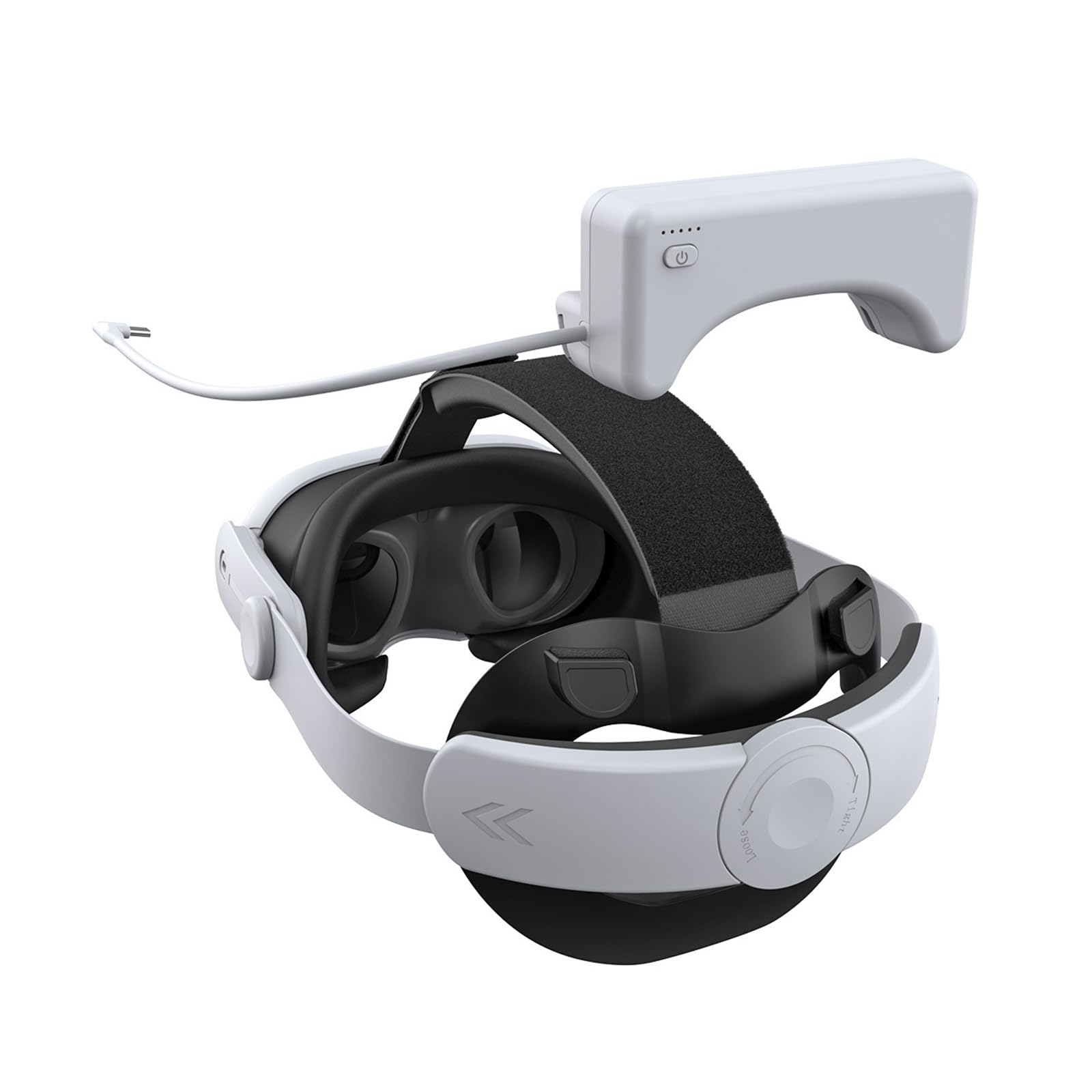 Diadema con batería para 3 / 3S 18500 MWh, correa de carga rápida de repuesto para mayor comodidad y tiempo de reproducción, auriculares de realidad virtual, acolchado cómodo
