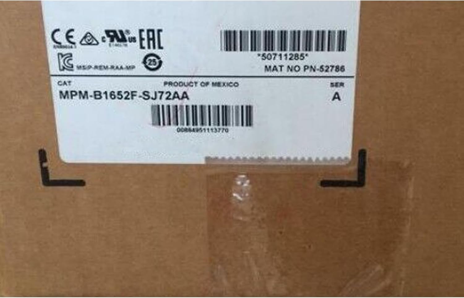MPM-B1652F-SJ72AA New and Sealed in Box MPMB1652FSJ72AA