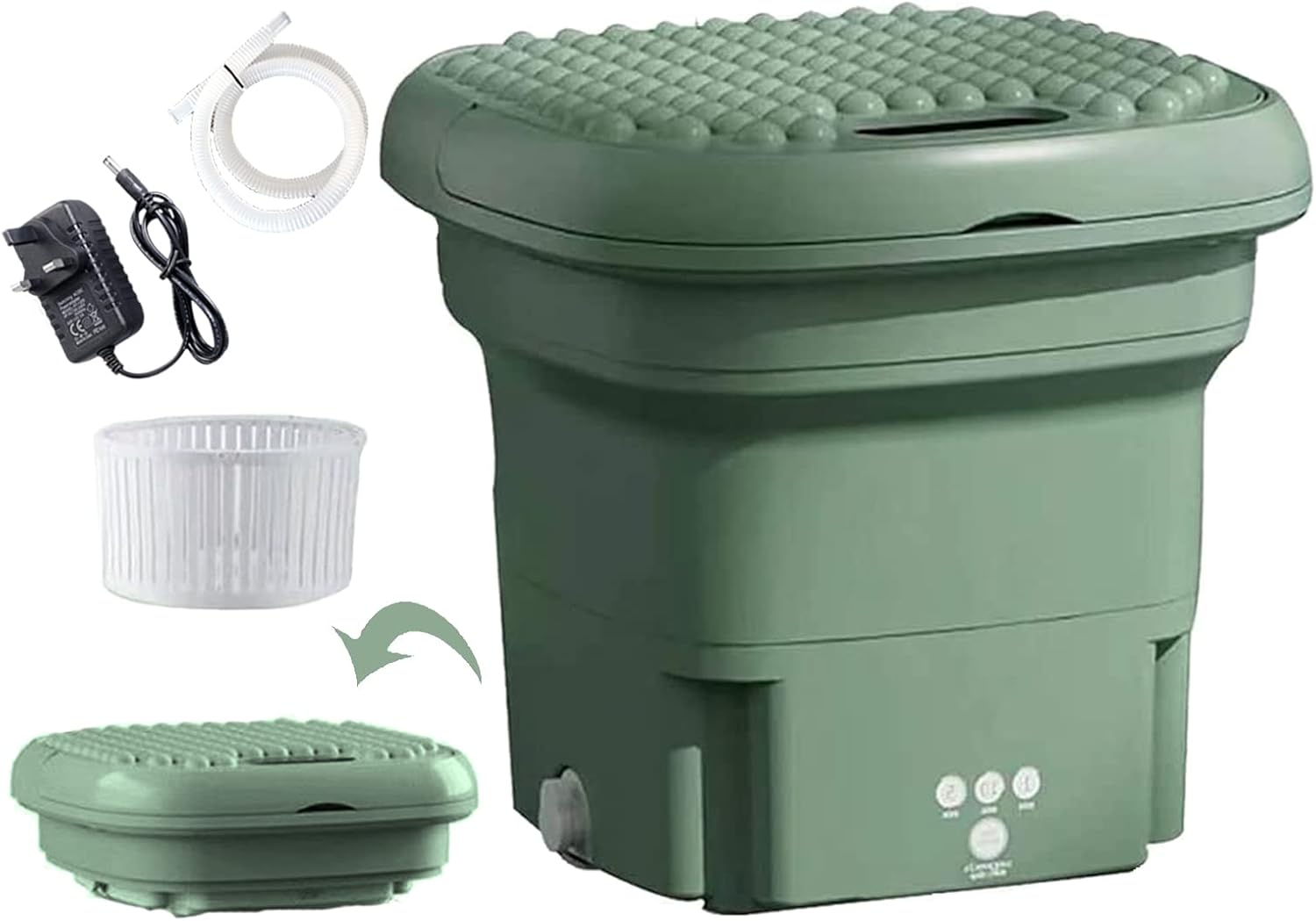 BOSUGE Camping Washing Machine, 110220V Mini Washing Machine semi