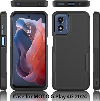 for RAZ Memory Cell Phone Case 2024 2025 (Not Fit 2023) [Shock-Absorbing Corners] [Military Grade Drop Protection] Full Body Rugged Dual-Layer Protective Phone Case Cover for RAZ Memory Blue