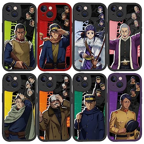 Amazon.co.jp: ゴールデンカムイ スマホケース TPU レザー iphone14
