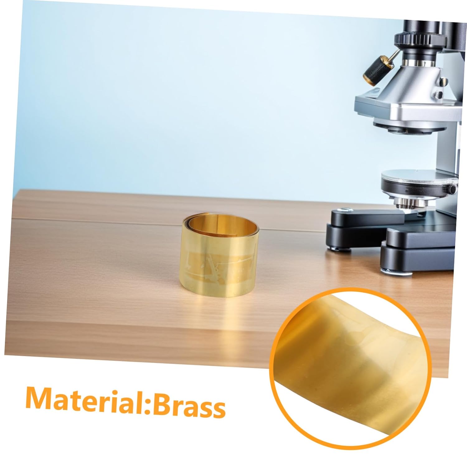 Ipetboom Thin Brass Sheet Roll Precision Copper Plate for Electrical Repairs DIY Crafting Jewelry Design Versatile Brass Strips for Meticulous Experiments
