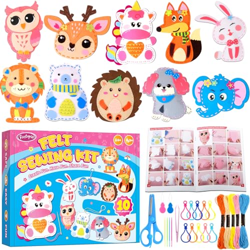 Kit costura niños seguro sin agujas metal para manualidades