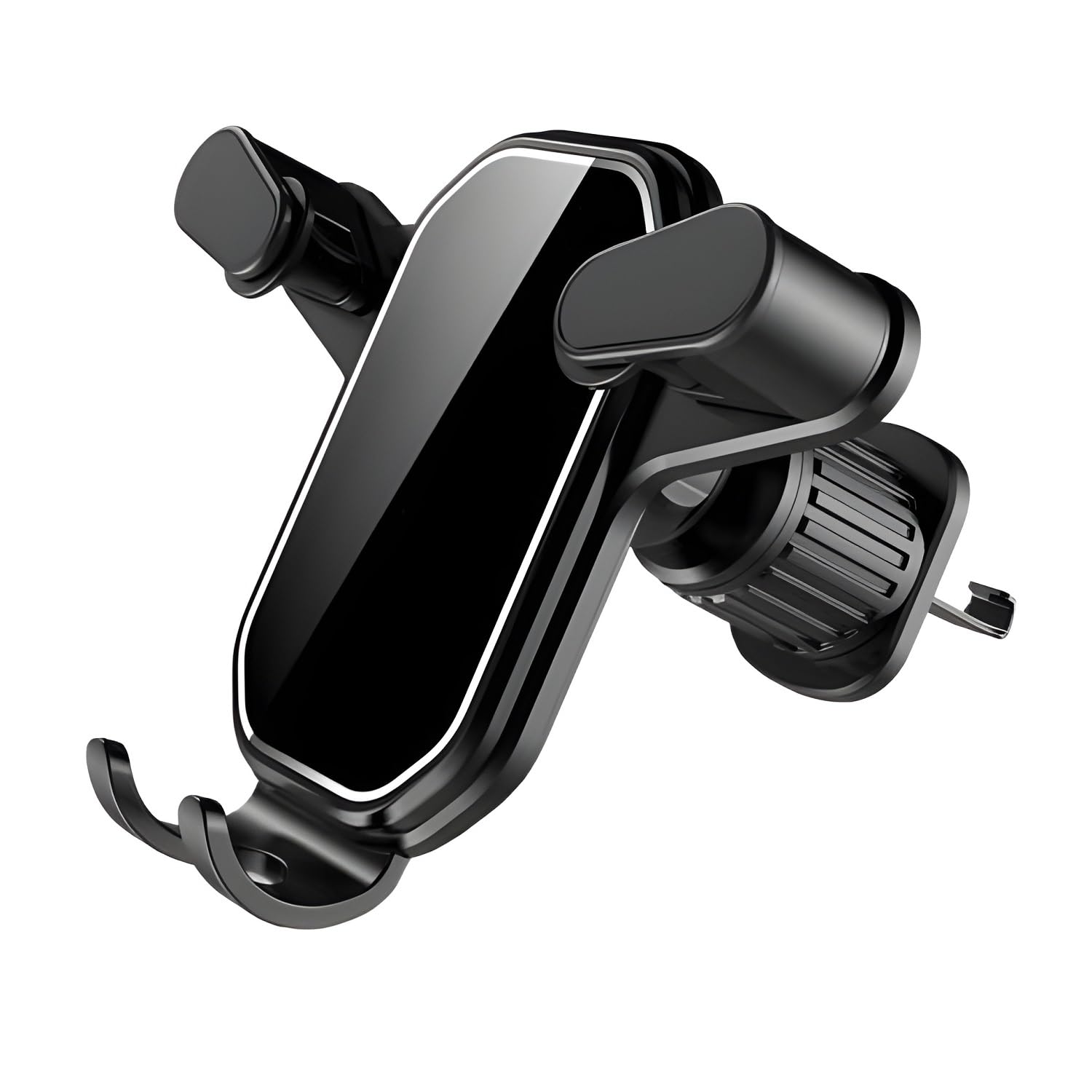 Universal Gravity Car Phone Holder, Air Vent Mount with Automatic Clamping, Anti-Slip Shockproof Mobile Stand Compatible with All Smartphones-image-43