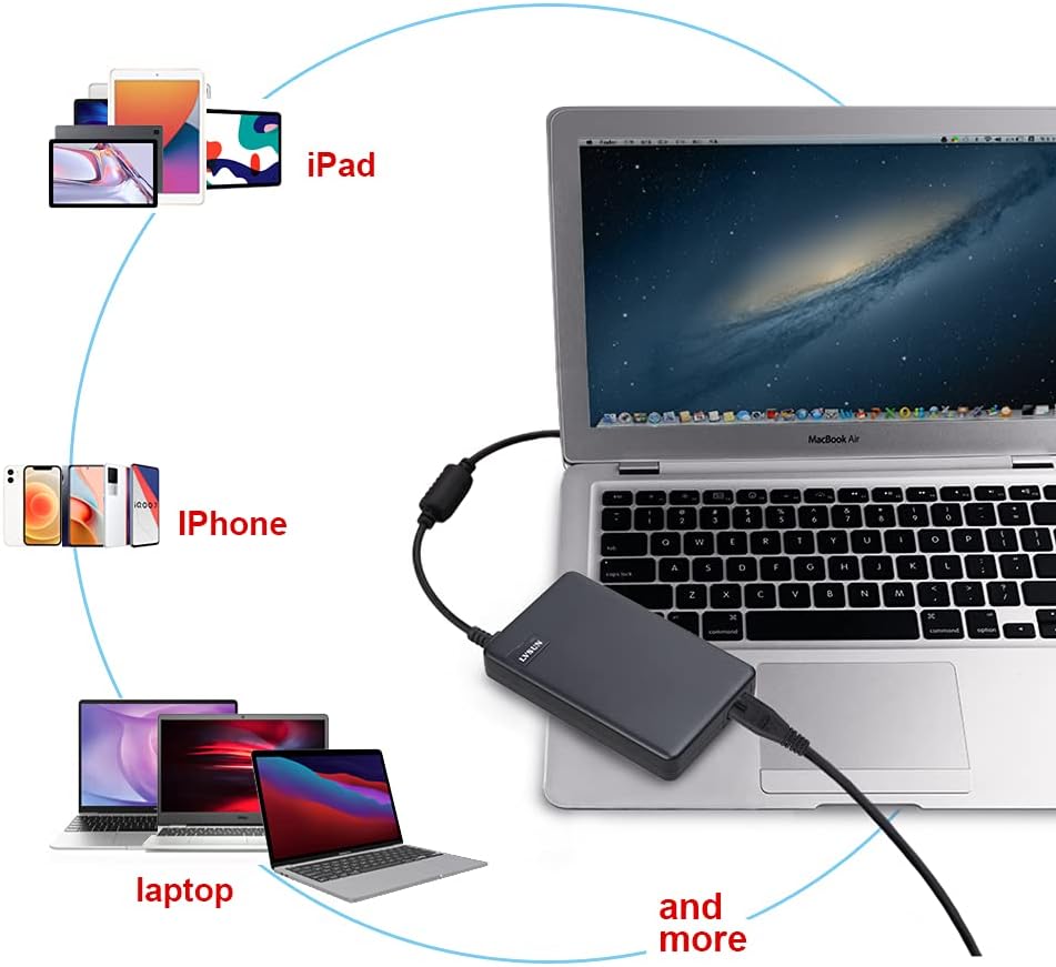 Flаѕh Dеаlѕ - 80% оƒƒ LVSUN Universal Laptop Charger 90W 12-24V One for All - Slim AC Adapter Power Supply Cord with Dual USB Ports for Mobile/Tablet - Compatible with Lenovo HP Toshiba Samsung Acer Asus and Most Notebooks Bеѕt Dеаl LVSUN Universal Laptop Charger 90W 12-24V One for All - Slim AC Adapter Power Supply Cord with Dual USB Ports for Mobile/Tablet - Compatible with Lenovo HP Toshiba Samsung Acer Asus and Most Notebooks