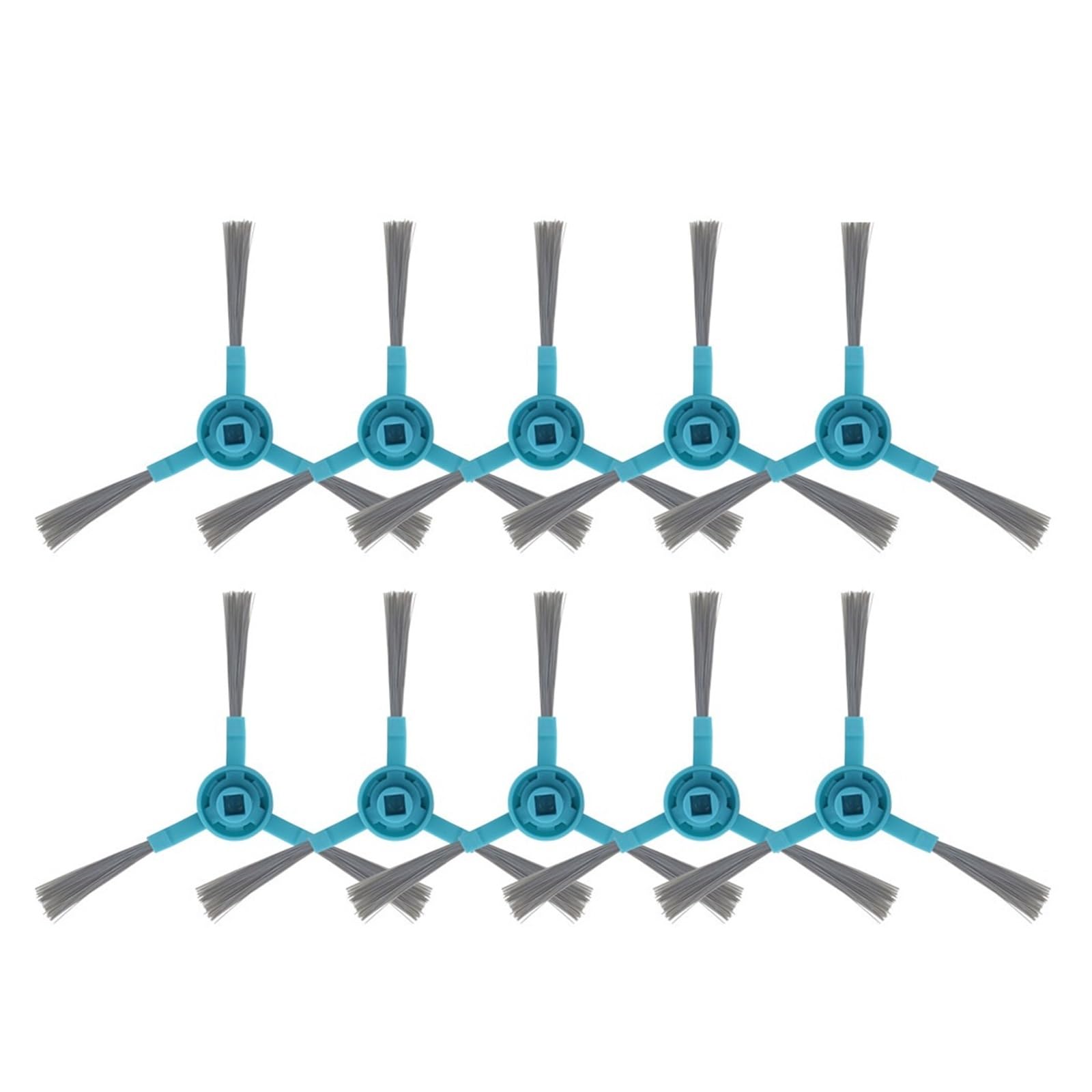Qlmxjvzhkcn 10Pcs Side Brush，Compatible For Cecotec，Compatible For Conga，3090 3290 3490 3690 4090 5090 Robotic Vacuum Cleaner Cleaning Brush Accessories(10Pcs)
