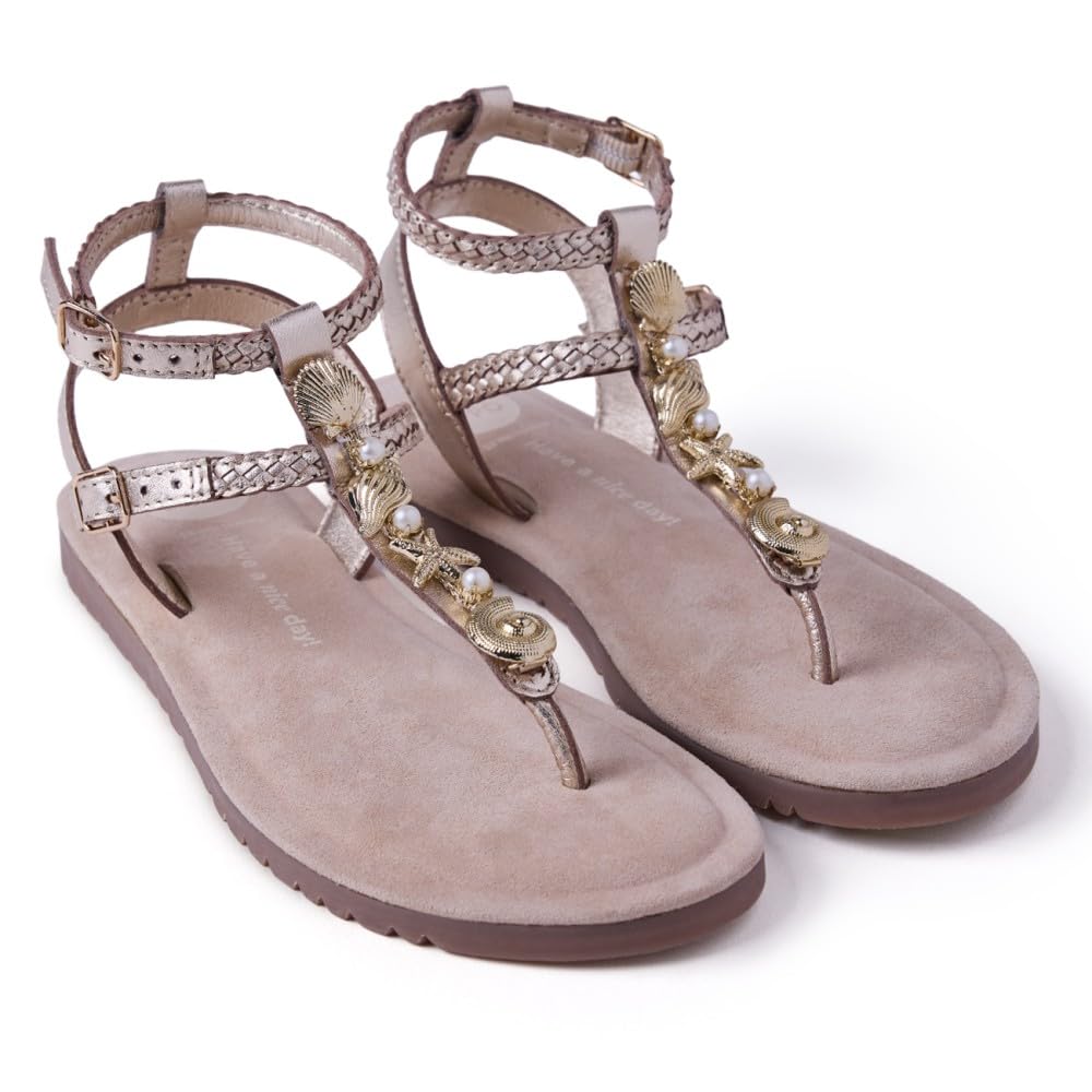 GIOSEPPO WATAMU, T-Strap, Gold, 34 EU