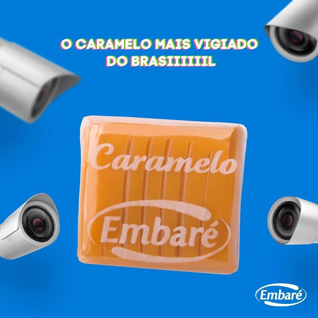 Embaré Caramelos Meio a Meio Sabor Leite/Chocolate 660g