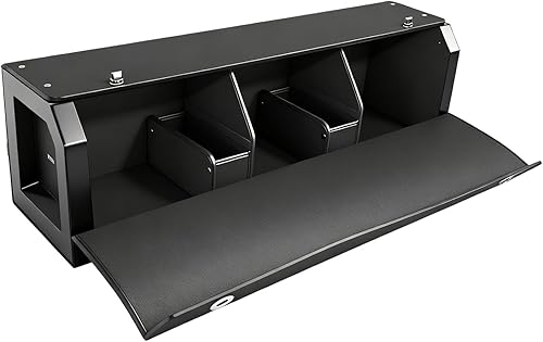 Miniatura 10 de Organizador de maletero de automóvil con luz LED, organizador de maletero, caja de almacenamiento de cuero plegable, organizadores de automóvil