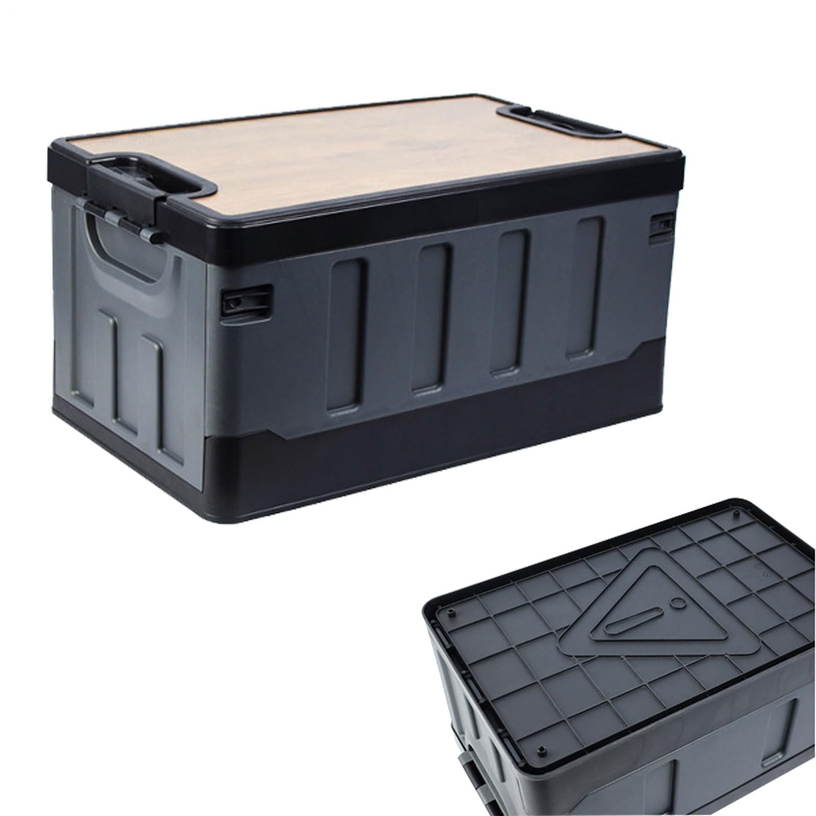 Faltbare 35L Aufbewahrungsbox – Outdoor-Deck Box für Garten, Terrasse | Camping und Freizeit, Praktische Sitzbank mit Stauraum für Poolspielzeug, Werkzeuge und Kissen | Robuste Organisation für Auß