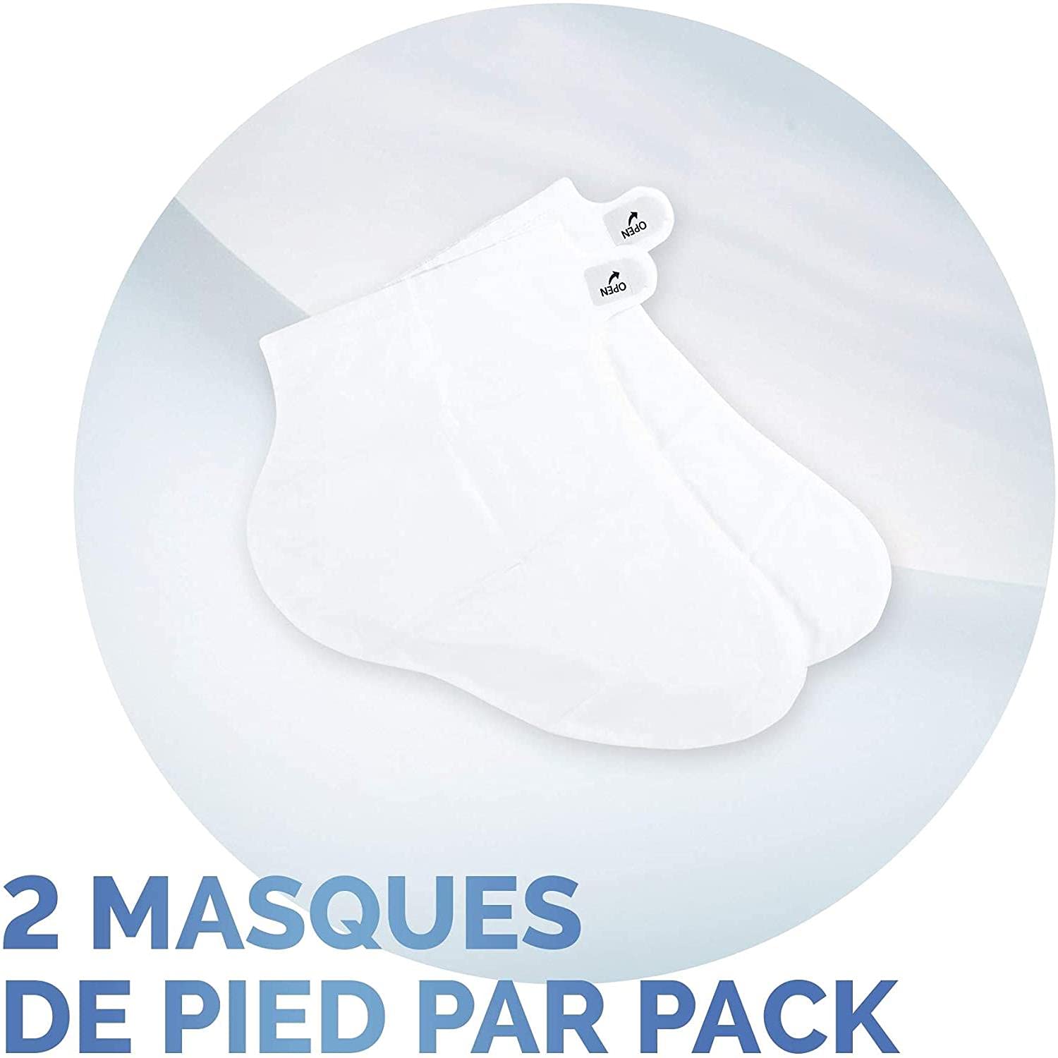 SCHOLL 10 mascarillas para pies muy hidratantes, aceite de coco