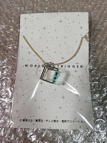 Amazon Co Jp Earth ワールドトリガー トリオンキューブ ネックレス ターコイズブルー ファッション