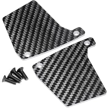 MOHERO RC Carbon Fiber Winglets Upgrade Parts for 1/7 Infraction 6S BLX V2, LimitIess F1
